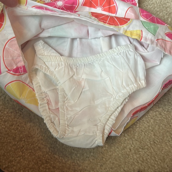 Citrus print baby dress - Picture 3 of 4